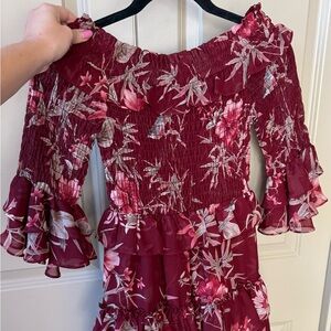 MISA Off the Shoulder Dress